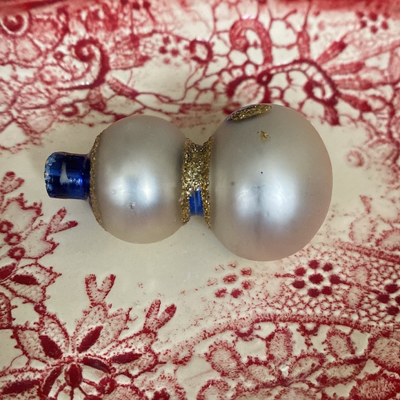 ⛄️Antique Vintage⛄️Mercury Glass Snowman Ornaments - Picture 8 of 9